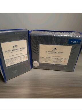 New Southern Tide Full size 6pc sheet set Blue
